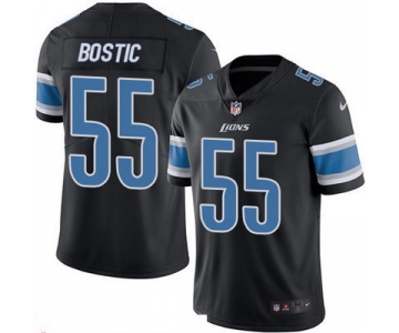 Men's Detroit Lions #55 Jon Bostic Black 2016 Color Rush Stitched NFL Nike Limited Jersey