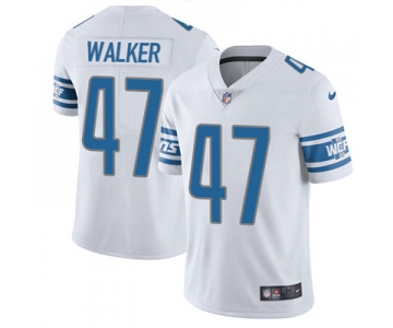 Nike Detroit Lions #47 Tracy Walker White Men's Stitched NFL Vapor Untouchable Limited Jersey