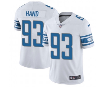 Nike Detroit Lions #93 Da'Shawn Hand White Men's Stitched NFL Vapor Untouchable Limited Jersey