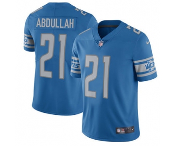 Nike Lions #21 Ameer Abdullah Blue Team Color Men's Stitched NFL Limited Jersey