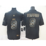 Nike Lions 9 Matthew Stafford Black Gold Vapor Untouchable Limited Jersey