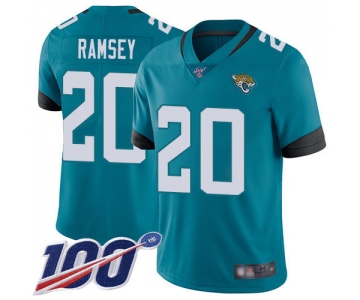 Jaguars #20 Jalen Ramsey Teal Green Alternate Men's Stitched Football 100th Season Vapor Limited Jersey