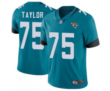 Jaguars #75 Jawaan Taylor Teal Green Alternate Men's Stitched Football Vapor Untouchable Limited Jersey