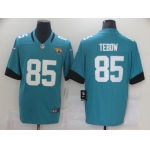 Men Jacksonville Jaguars 85 Tebow Green Nike Vapor Untouchable Limited 2021 NFL Jersey
