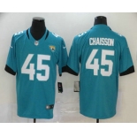 Men's Jacksonville Jaguars #45 K'Lavon Chaisson Teal Blue New 2020 Vapor Untouchable Stitched NFL Nike Limited Jersey