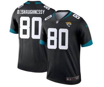 Nike #80 James O'Shaughnessy Jacksonville Jaguars Men's Legend Black Jersey