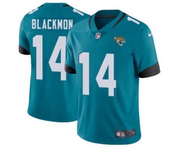 Nike Jacksonville Jaguars #14 Justin Blackmon Teal Green Team Color Men's Stitched NFL Vapor Untouchable Limited Jersey