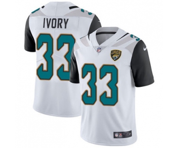 Nike Jacksonville Jaguars #33 Chris Ivory White Men's Stitched NFL Vapor Untouchable Limited Jersey