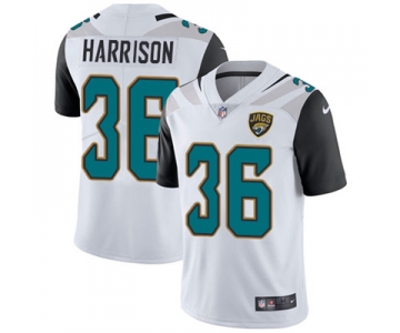 Nike Jacksonville Jaguars #36 Ronnie Harrison White Men's Stitched NFL Vapor Untouchable Limited Jersey