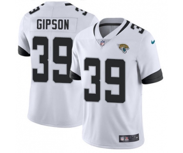 Nike Jacksonville Jaguars #39 Tashaun Gipson White Men's Stitched NFL Vapor Untouchable Limited Jersey