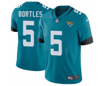 Nike Jacksonville Jaguars #5 Blake Bortles Teal Green Team Color Men's Stitched NFL Vapor Untouchable Limited Jersey