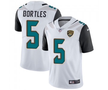 Nike Jacksonville Jaguars #5 Blake Bortles White Men's Stitched NFL Vapor Untouchable Limited Jersey
