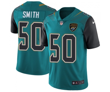 Nike Jacksonville Jaguars #50 Telvin Smith Teal Green Team Color Men's Stitched NFL Vapor Untouchable Limited Jersey