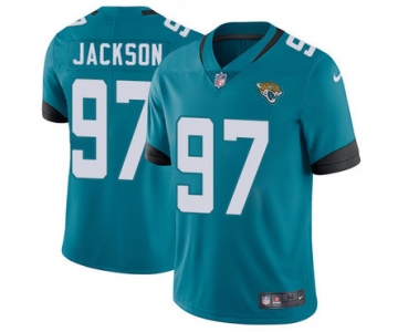 Nike Jacksonville Jaguars #97 Malik Jackson Teal Green Team Color Men's Stitched NFL Vapor Untouchable Limited Jersey