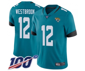 Nike Jaguars #12 Dede Westbrook Teal Green Alternate Men's Stitched NFL 100th Season Vapor Limited Jersey