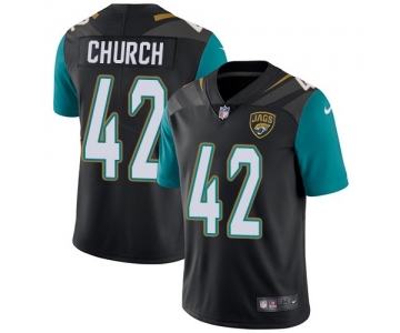Nike Jaguars #42 Barry Church Black Alternate Men's Stitched NFL Vapor Untouchable Limited Jersey