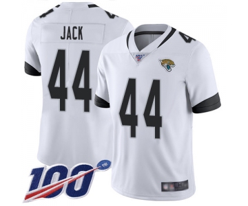 Nike Jaguars #44 Myles Jack White Men's Stitched NFL 100th Season Vapor Limited Jersey