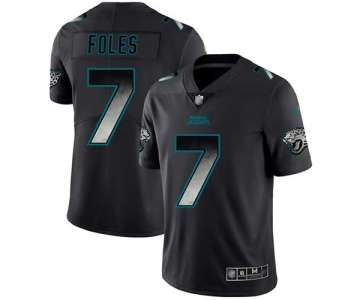 Nike Jaguars #7 Nick Foles Black Men's Stitched NFL Vapor Untouchable Limited Smoke Fashion Jersey