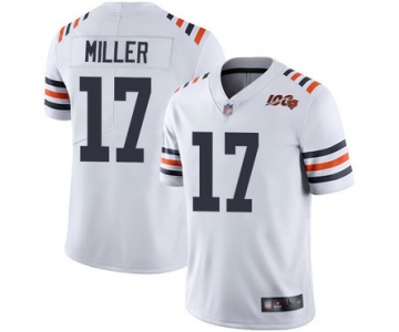 Bears #17 Anthony Miller White Alternate Men's Stitched Football Vapor Untouchable Limited 100th Season Jersey