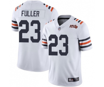 Bears #23 Kyle Fuller White Alternate Men's Stitched Football Vapor Untouchable Limited 100th Season Jersey