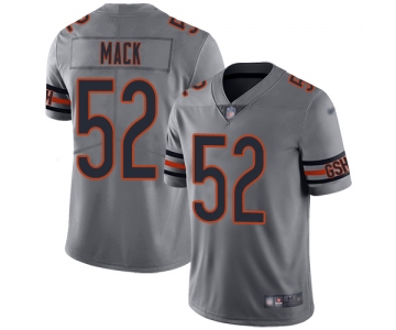 Bears #52 Khalil Mack Silver Men's Stitched Football Limited Inverted Legend Jersey
