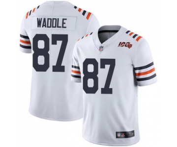 Bears #87 Tom Waddle White Alternate Men's Stitched Football Vapor Untouchable Limited 100th Season Jersey