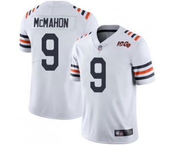 Bears #9 Jim McMahon White Alternate Men's Stitched Football Vapor Untouchable Limited 100th Season Jersey