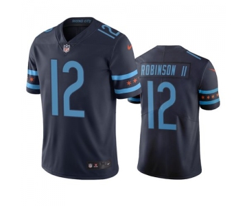 Chicago Bears #12 Allen Robinson II Navy Vapor Limited City Edition NFL Jersey