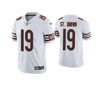 Men's Chicago Bears #19 Equanimeous St. Brown White Vapor untouchable Limited Stitched Jersey