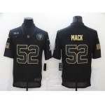 Men's Chicago Bears #52 Khalil Mack Black 2020 Salute To Service Stitched NFL Nike Limited Jersey