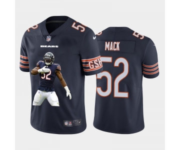 Men's Chicago Bears #52 Khalil Mack Navy Blue Player Portrait Edition 2020 Vapor Untouchable Stitched NFL Nike Limited Jersey1