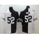 Men's Chicago Bears #52 Khalil Mack White Black Peaceful Coexisting 2020 Vapor Untouchable Stitched NFL Nike Limited Jersey