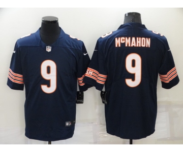 Men's Chicago Bears #9 Jim McMahon Navy Blue 2021 Vapor Untouchable Stitched NFL Nike Limited Jersey