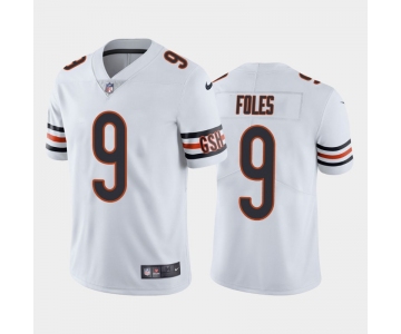 Men's Chicago Bears #9 Nick Foles Vapor Untouchable Limited White Nike Jersey