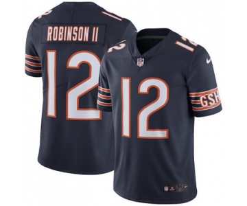 Men's Nike Chicago Bears #12 Allen Robinson II Navy Vapor Untouchable Limited Jersey