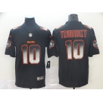 Nike Bears 10 Mitchell Trubisky Black Arch Smoke Vapor Untouchable Limited Jersey