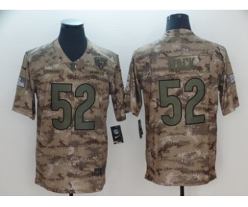 Nike Bears #52 Khalil Mack Camo Men's Stitched NFL Limited 2018 Salute To Service Jersey