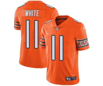Nike Chicago Bears #11 Kevin White Orange Men's Stitched NFL Limited Rush Jersey