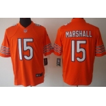 Nike Chicago Bears #15 Brandon Marshall Orange Limited Jersey