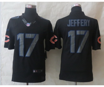 Nike Chicago Bears #17 Alshon Jeffery Black Impact Limited Jersey