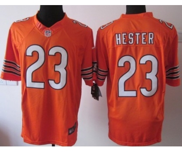 Nike Chicago Bears #23 Devin Hester Orange Limited Jersey
