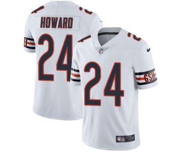 Nike Chicago Bears #24 Jordan Howard White Men's Stitched NFL Vapor Untouchable Limited Jersey