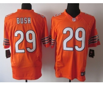 Nike Chicago Bears #29 Michael Bush Orange Limited Jersey