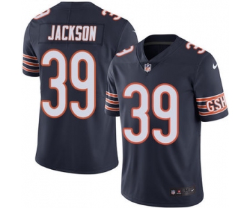 Nike Chicago Bears #39 Eddie Jackson Limited Navy Blue Home Vapor Untouchable