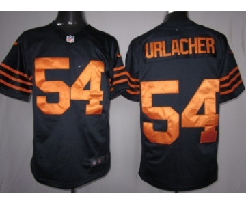 Nike Chicago Bears #54 Brian Urlacher Blue With Orange Limited Jersey