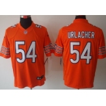 Nike Chicago Bears #54 Brian Urlacher Orange Limited Jersey