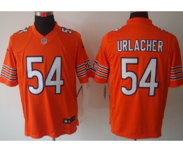 Nike Chicago Bears #54 Brian Urlacher Orange Limited Jersey