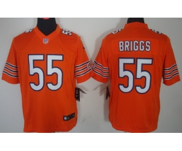 Nike Chicago Bears #55 Lance Briggs Orange Limited Jersey