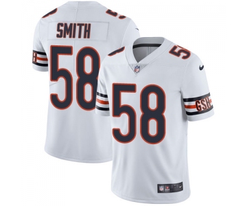 Nike Chicago Bears #58 Roquan Smith White Men's Stitched NFL Vapor Untouchable Limited Jersey