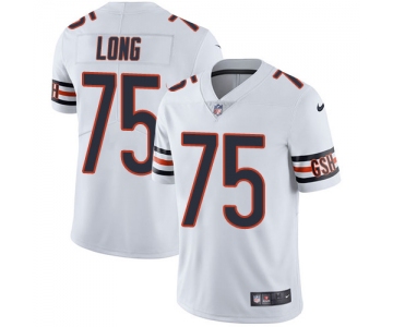 Nike Chicago Bears #75 Kyle Long White Men's Stitched NFL Vapor Untouchable Limited Jersey